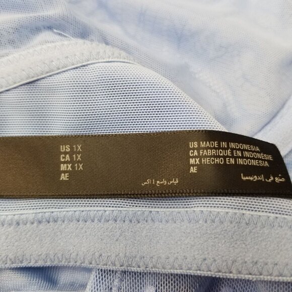 INC International Concept Women's Lace Halter Back Bralette Yacht Blue Sz 1X-NWT - Picture 7 of 10